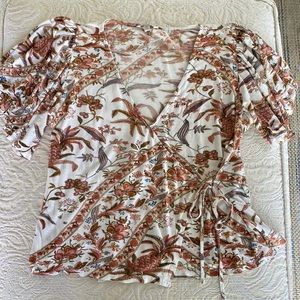 Lucky brand wrap top